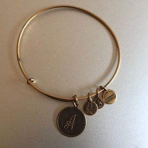 Authentic Alex and Ani “A” bracelet